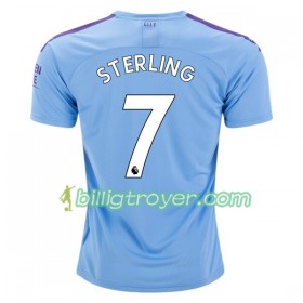 Billige Fotballdrakter Manchester City Sterling 7 Hjemmedraktsett 2019/20 Kortermet